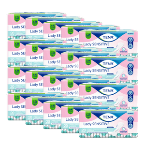 20 Paquetes Protector Incontinencia Tena Sensitive 20 Un