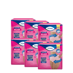 6 Paquetes Ropa Interior Desechable Tena Mujer 10 Un