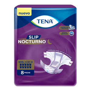 Pañal Adulto Tena Nocturno 8 Un