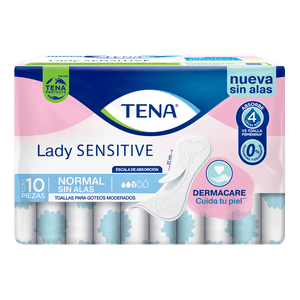 Toalla Incontinencia Tena Sensitive 10 Un