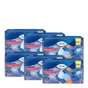6 Paquetes Ropa Interior Desechable TENA Pants Ultra Protect 16 Un