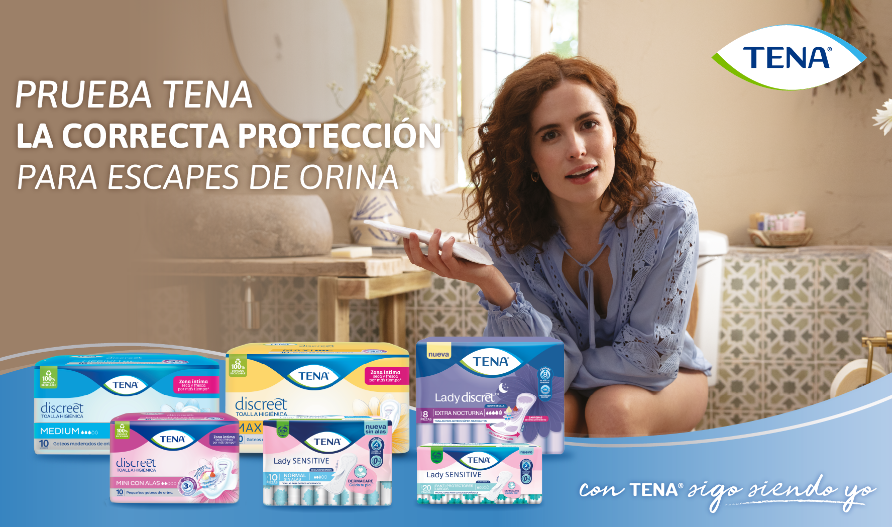 Productos para incontinencia femenina - TENA